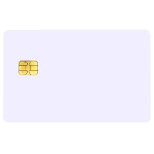FM 5542 Contact Chip Blank White Cards (Pack of 100)
