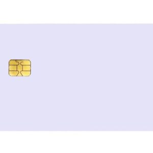 Salto MC0256B Contact Chip Blank White Cards (Pack of 100)