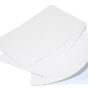 Blank White 480 Micron CR79 Under-Sized Adhesive Cards (Pack of 100)