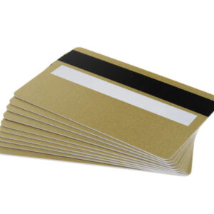 Light Gold Premium 760 Micron Cards With Hi-Co Magnetic Stripe & Signature Strip Panel (Pack of 100)