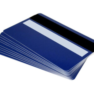 Royal Blue Premium 760 Micron Cards With Hi-Co Magnetic Stripe & Signature Strip Panel (Pack of 100)