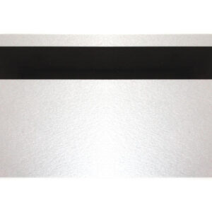 Silver 760 Micron Plastic Cards With Hi-Co Magnetic Stripe (Pack of 100)