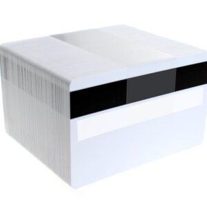 Dyestar Blank White Plastic Cards with Magnetic Stripe & Signature Strip (Pack of 100)