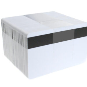 Dyestar Blank White 760-Micron PVC Cards With Lo-Co Magnetic Stripe (Pack of 100)