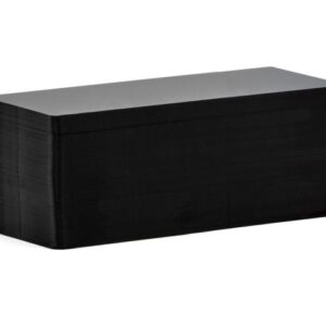 Evolis PVC Blank Black Matte Long Cards Pack of 500