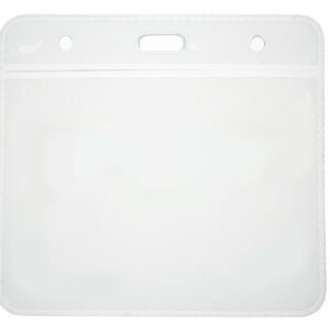Vinyl Temporary Pass Holders, Eco Friendly - Landscape (Pack of 100)