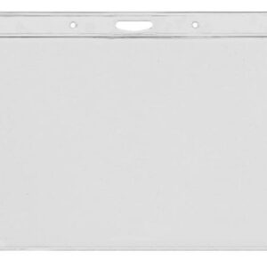Vinyl Clear Visitor Pass Holder 145x105 mm, Landscape (Pack of 100)