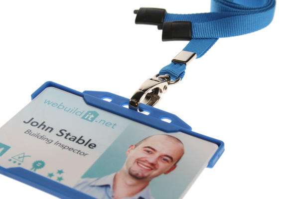 10mm Recycled Light Blue Lanyards - Image 2