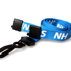 Pre Printed Lanyards 15mm Recycled NHS Lanyards