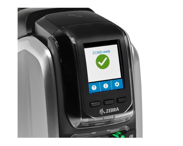 Zebra ZC300 Plastic Card Printer with Ethernet (dual-sided) - Image 3