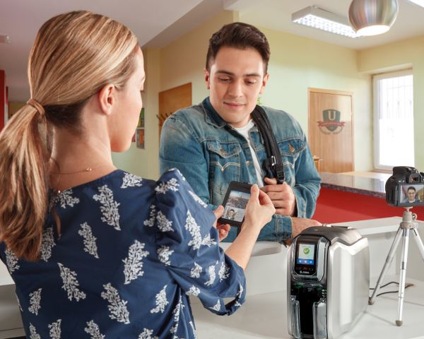 Zebra ZC300 Plastic Card Printer with Ethernet (dual-sided) - Image 6