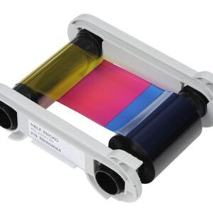 Evolis R5H004NAA YMCKO Half Panel Colour Ribbon (400 Prints)