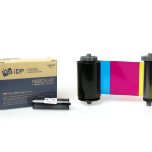 IDP Smart 51 & 31 Half Panel hYMCKO Overlay Panel Ribbon with Cleaning Roller 659378 (350 prints)