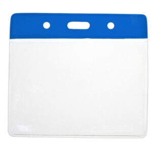 Vinyl Dark Blue Top Card Holders - 91x65mm (Pack of 100)