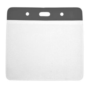Vinyl Black Top Card Holders - 102x83mm (Pack of 100)