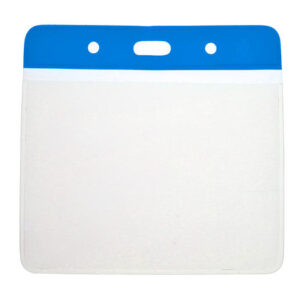 Vinyl Blue Top Card Holders - 102x83mm (Pack of 100)