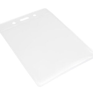 Clear Vinyl Visitor Card Holder, Eco Friendly - Portrait (Pack of 100)