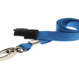 10mm Recycled Light Blue Lanyards