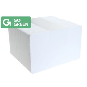 Pack of 100 Go Green 4K Blank White Cards